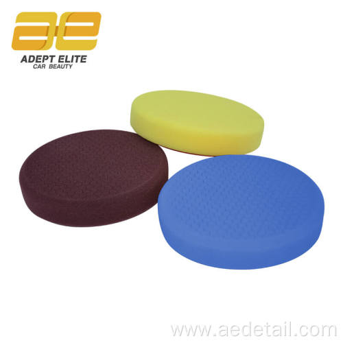 Honeycomb shape convex backing buffing pad